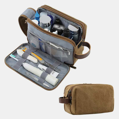 Storage Bag For Men Business Black Oxford Dry Wet Separation Travel Bag