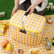 Cooler Bag For Outing Travel Thickened Aluminum Film Picnic Basket