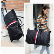 Pull Rod Travel Bag Women Men Lightweight Minimalist Duffel Bag