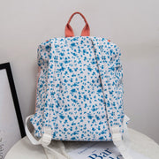 Backpack for Women Kawaii Floral Drawstring Nylon Daily School Handbag