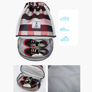 Waterproof Drawstring Backpack Sport Sack Mini Travel Daypack with Shoe Compartment