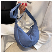 Crossbody Bag For Women Nylon Dumpling Style Shopping Shoulder Bag