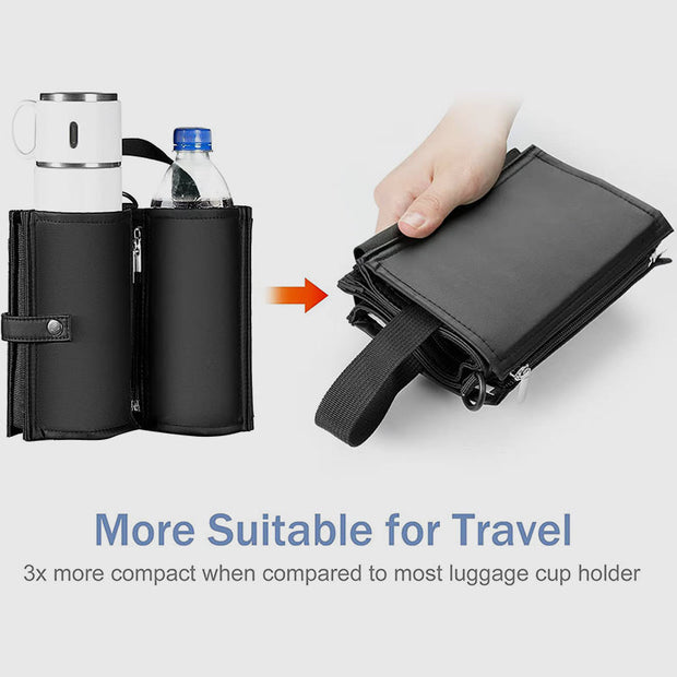 Water Bottle Carrying Case For Travel Portable Beverage Suitcase Cup