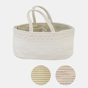 Storage Bag For Home Splicing Cotton Diaper Division Compartments Detachable Basket