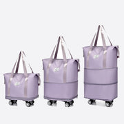 Large Short Trip Travel Bag Women Convenient Collapsible Duffel Bag