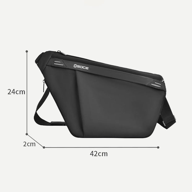 Sling Bag For Men Casual Shopping Waterproof Crossbody Day Pack