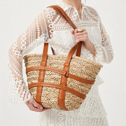 Straw Beach Bags Tote Hobo Summer Handwoven Shoulder Bag Purse