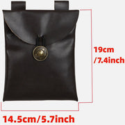 Medieval Knight Belt Bag Women Men Vegan Leather Waist Bag