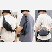 Waist Bag For Men Casual Outdoor Waterproof Crossbody Waist Bag