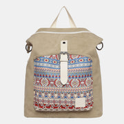 3 Way-Use Large Capacity Vintage National Floral Backpack