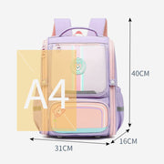 Backpack For Students Large Capacity Breathable Fabric School Bag