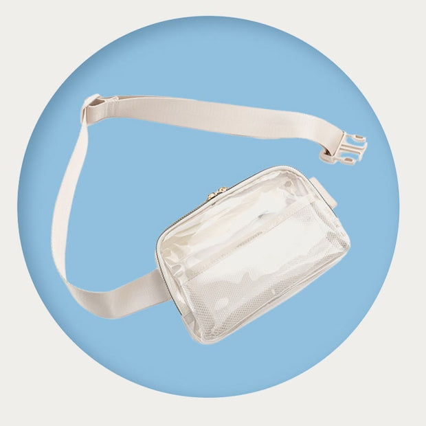 Waist Bag For Women Outdoor Sports Clear Waterproof Nylon Bag