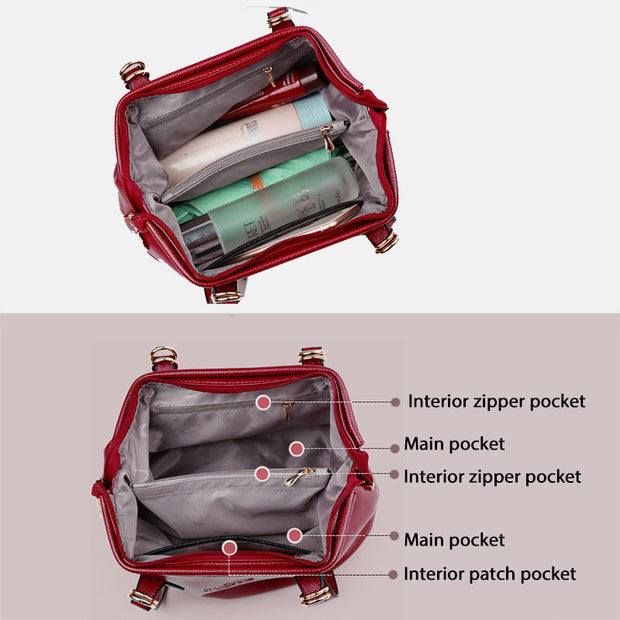 Large Capacity Multi-Pocket Elegant Tote Bag