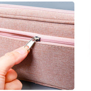 Large Capacity Canvas Pencil Case Storage Bag Pen Pouch for Office School