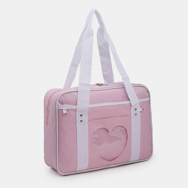 Cute Heart Bags Large Shoulder Anime Handbag