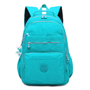 Women Waterproof Nylon Backpack Lightweight Sports Travel Daypack Packback Multi-Color Optionals