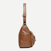 Crossbody Bag For Women Twist Design Plain Color Classic Purse