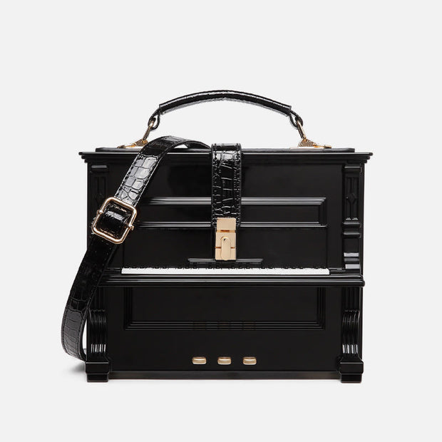 Creative Simulated Piano Purses Handbag Top Handle Satchel Crossbody Bag