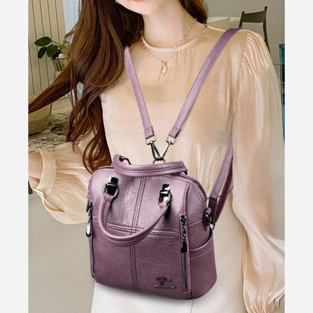 Multifunctional Large Capacity Elegant Shoulder Bag Crossbody Bag Backpack