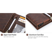 Roomy Leather Airtag Wallet