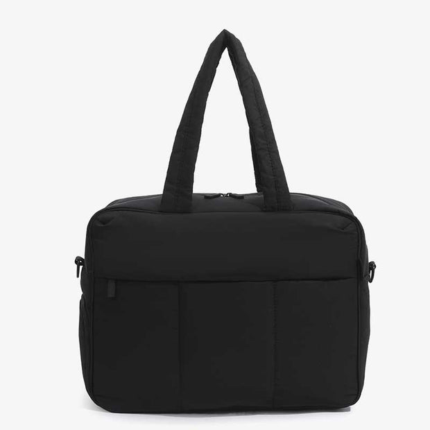 Portable Fitness Tote Light Color Adjustable Wide Strap Crossbody Bag