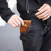 Genuine Leather Coin Purse Pouch Change Purse for Women Men