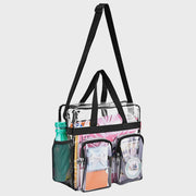 Tote Bag For Outing Protable Multi Pocket Transparent Crossbody Bag