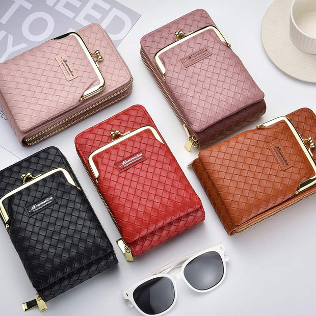 Small Crossbody Phone Purse for Women Mini Messenger Shoulder Handbag Wallet