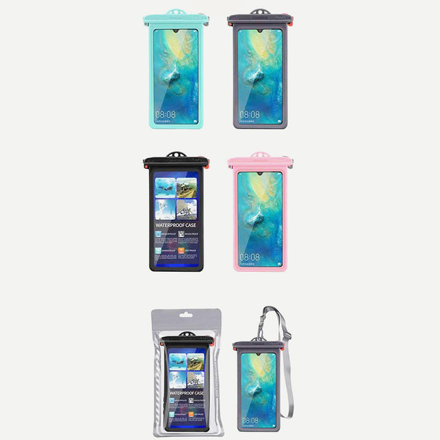 Universal Waterproof Phone Case IPX8 Cellphone Dry Bag for Vacation