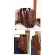 Multitool Sheath Organizer with Key Holder Leather Pouch for Men Belt