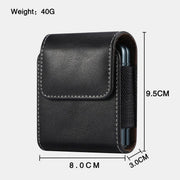 Mini PU Waist Bag EDC Pouch for Samsung Z Flip 3 Moto Razr