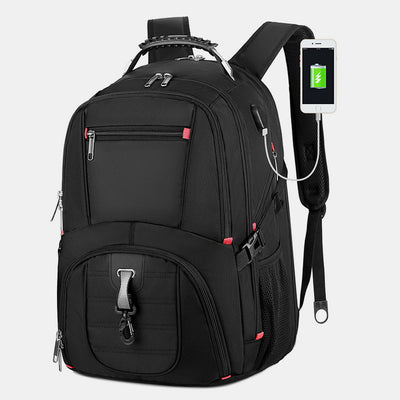 Extra Large Multi Pocket Business Laptop Backpack with USB Charger