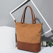 Large Capacity Soft Tote Handbag