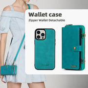 Wallet Phone Case For iPhone Crossbody Multifunctional PU Leather Wallet