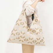 Triangle Underarm Bag For Women Classic Canvas Shoulder Bag