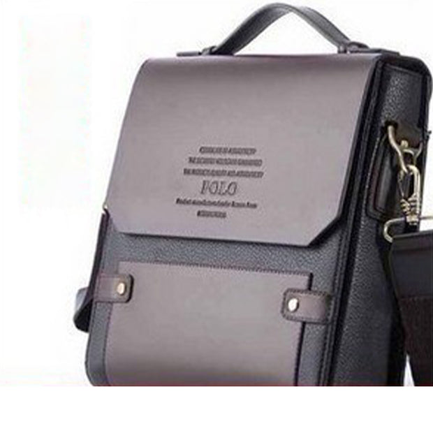 Small Messenger Bag for Men Travel Work Casual Leather Crossbody Satchel