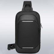 Sling Bag For Men Business USB Charging Crossbody Chest Bag