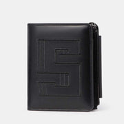 Large Capacity Leather Wallet Credit Card Holder RFID Blocking Money Organizer