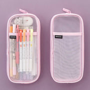 Pencil Case for Student Large Capacity Transparent Writing Pen Bag