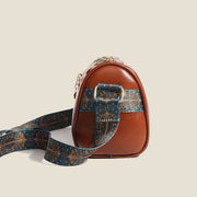 Crossbody Bag For Women Soft Wax Leather Vintage Casual Shoulder Bag