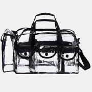 Large Capacity Waterproof Casual Transparent Cosmetic Bag Storage Bag