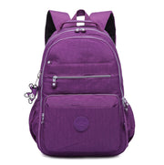 Women Waterproof Nylon Backpack Lightweight Sports Travel Daypack Packback Multi-Color Optionals