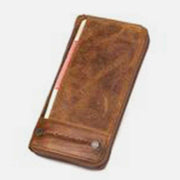 Retro Multifunctional Genuine Leather RFID Wallet