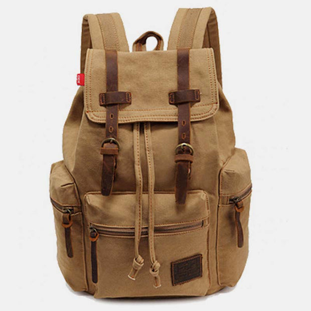 High Capacity Canvas Vintage Backpack