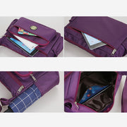 Waterproof Multi-Pocket Printed Crossbody Bag