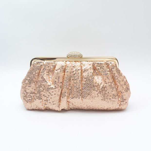 Evening Bag For Women Multi-Color Beaded Sequin Diamond Party Clutch