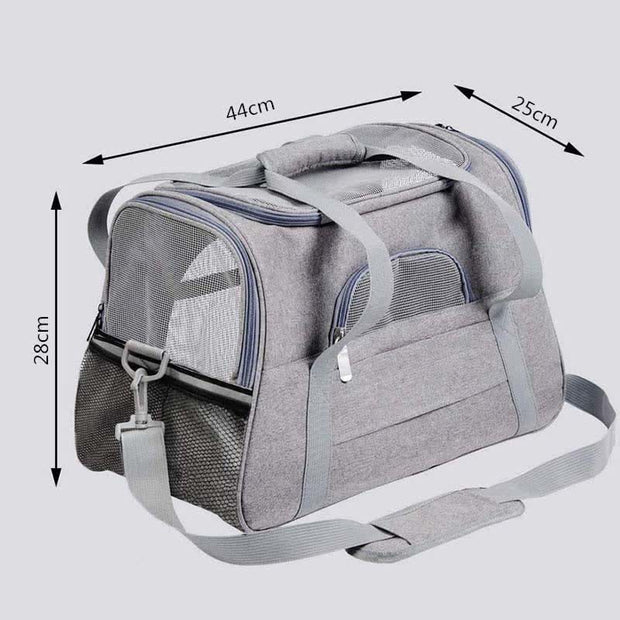 Soft Pet Carrier Airline Aprroved Soft-Sided Pet Travel Carrying Handbag