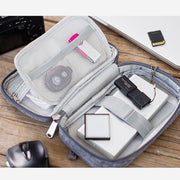 Waterproof Portable Clutch Bag Storage Digital Cable Travel Cord Organizer