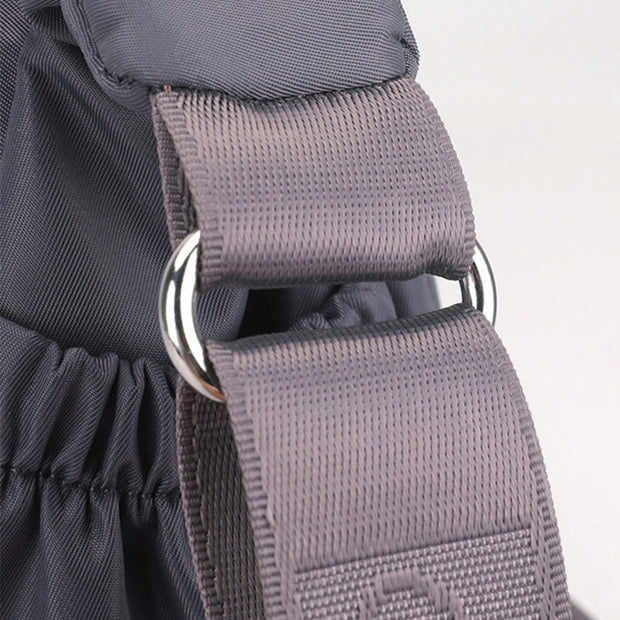 Women Crossbody Bag Minimalist Multipockets Wide Strap Shoulder Purse