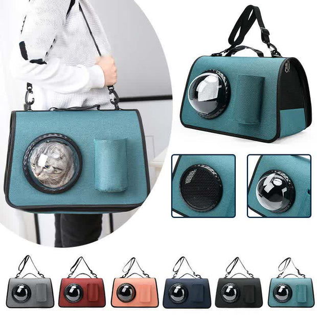 Pet Carrier for Small Dogs Cats Foldable Pet Travel Carrying Handbag